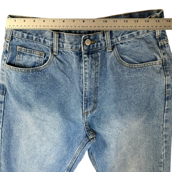 Yellow Rat Bastard Light Wash Mens Urban Denim Jeans - Picture 4 of 7